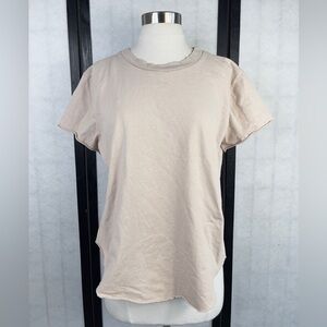 Frank & Eileen Light Beige Short Sleeve Tee